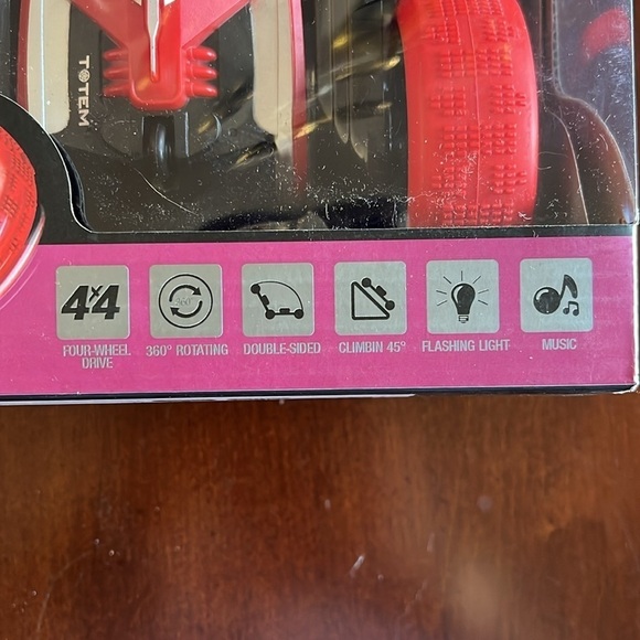 Brand New Remote Control Stunt Car Double-Sided 4 Wheel Drive Music Lights Red - Picture 6 of 16